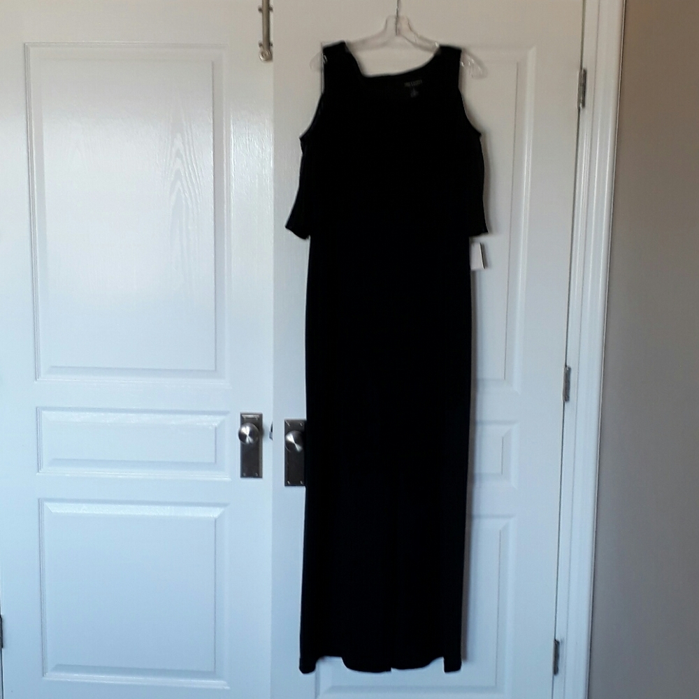 One piece pant suit open shoulder